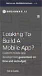 Mobile Screenshot of broadwaylab.com